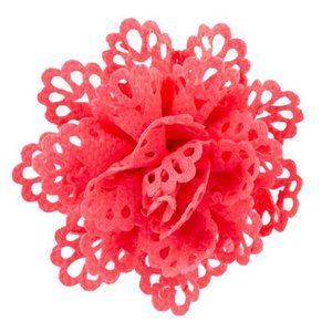 Springing Into Spring Orange Hair Clip Accessory